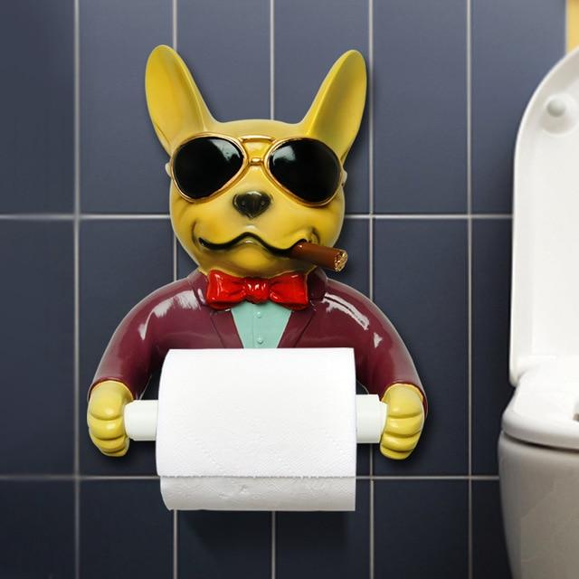 Porte Papier Toilette Rigolo Jaune