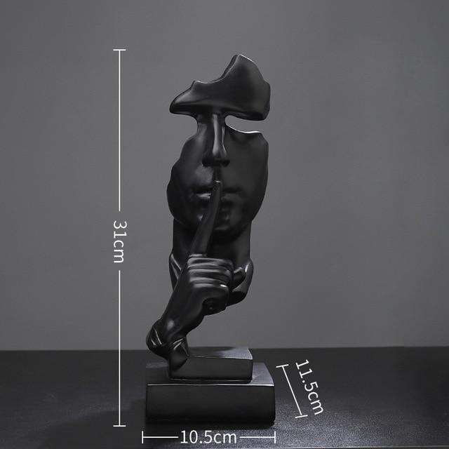 Statue Visage Noir