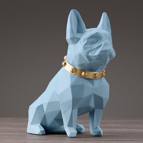 Statue Chien Bleu