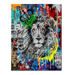 Poster Graffiti Lion