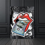 Tableau Street Art Rolling Stones