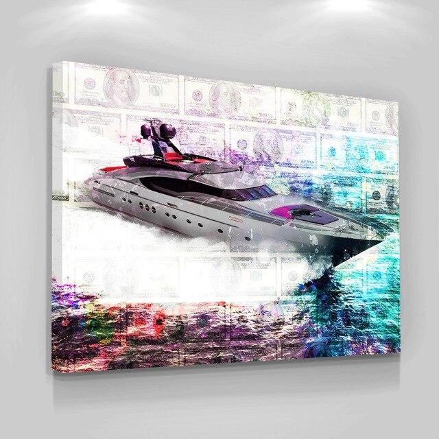 Tableau Street Art Yacht