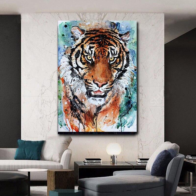 Tableau Street Art Painture Tigre