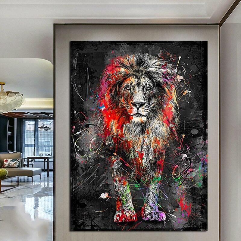 Tableau Lion Moderne