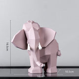 Statue Elephant Origami Rose