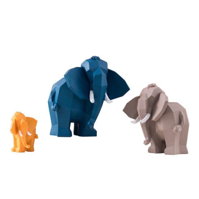 Statues Elephant Origami