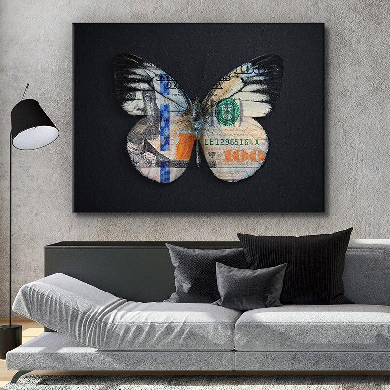 Tableau papillon moderne