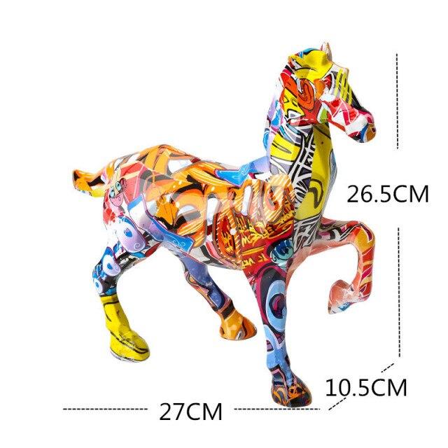 Sculpture Cheval Couleur