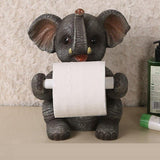 Porte Papier WC Éléphant Assis
