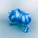 Sculpture Rhinocéros Bleu