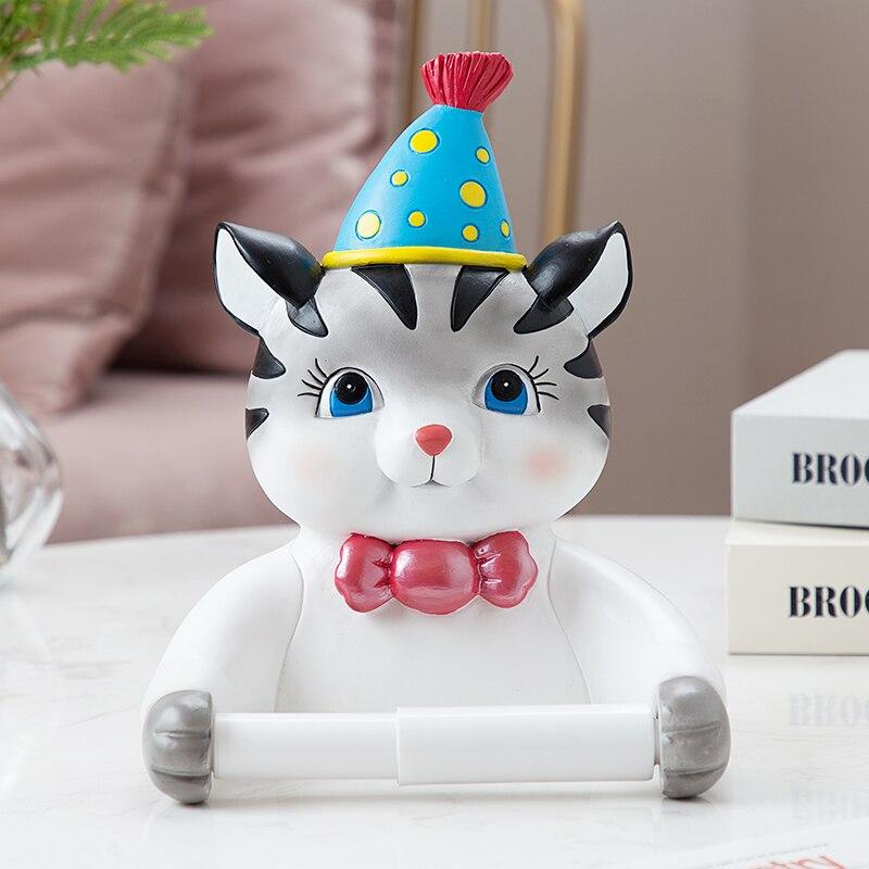 Porte Papier Chat Anniversaire