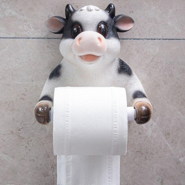 Porte Papier WC Vache