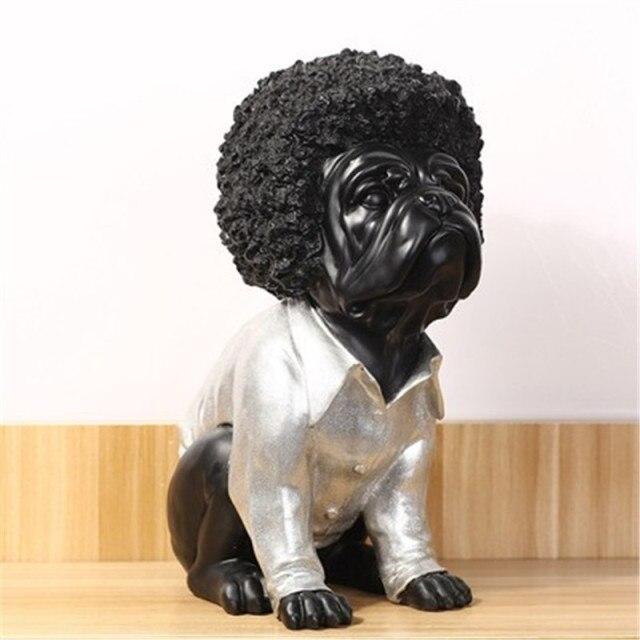 Statue Chien Disco