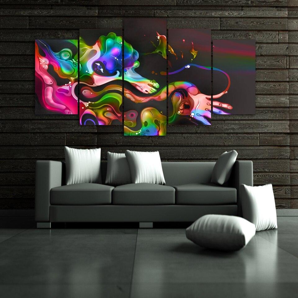 Tableau XXL Couleur Abstrait